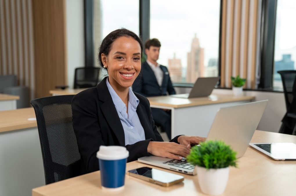 anger at workplace, a calm employee at work